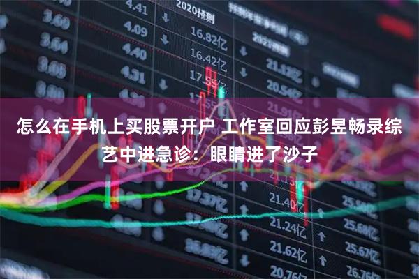 怎么在手机上买股票开户 工作室回应彭昱畅录综艺中进急诊：眼睛进了沙子
